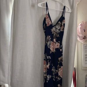 Floral fitted dress